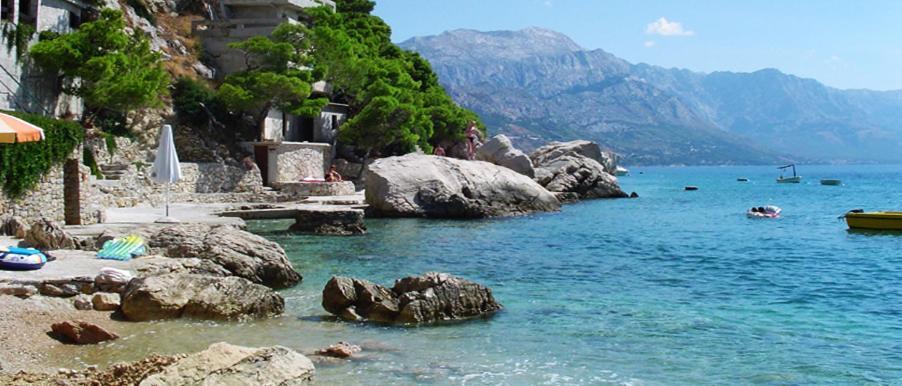 Amazing View Over The Beach Omiš Esterno foto